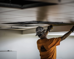 Ceiling pannel installation